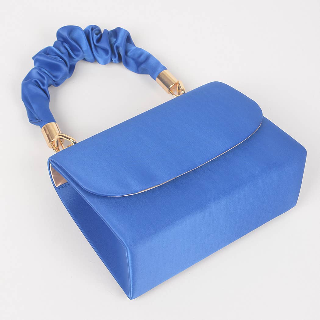 Nylon Wrinkle Handle Crossbody Bag