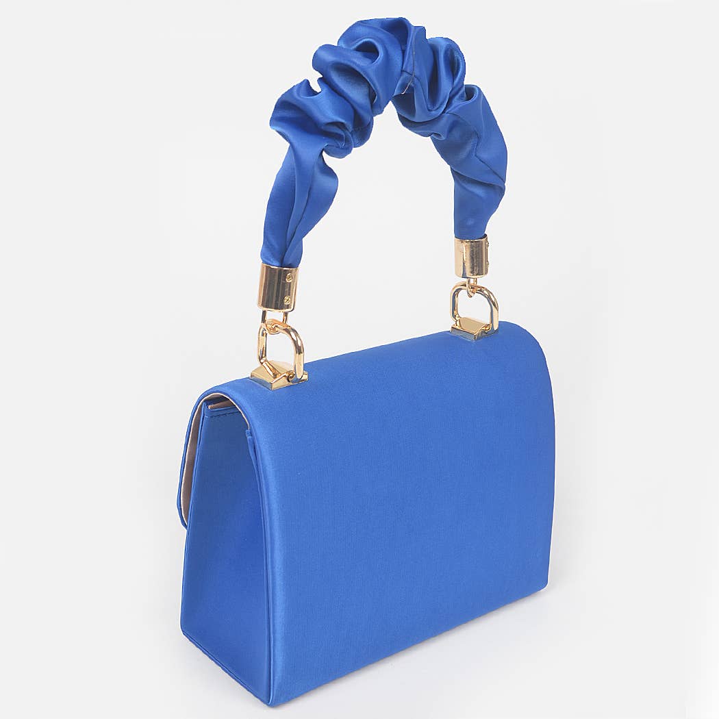 Nylon Wrinkle Handle Crossbody Bag